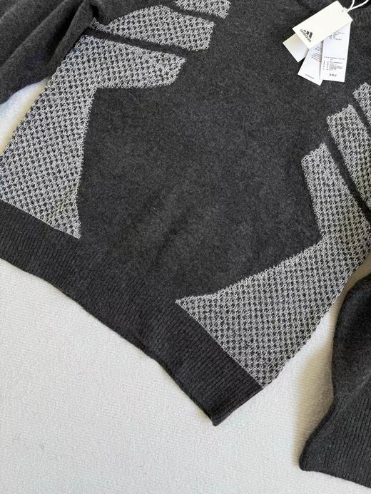 D110711简约休闲百搭长袖圆领针织毛衣男女同款JW6682 商品图6