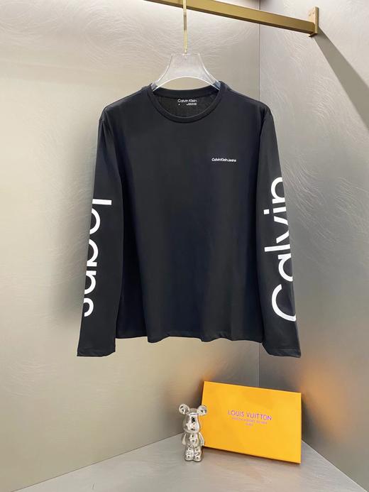 D110758胸前百灵达刺绣袖子背后字母印花长袖T恤 商品图2