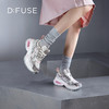 D:FUSE迪芙斯秋季新款厚底增高水钻老爹鞋休闲运动鞋DF43112381 商品缩略图4