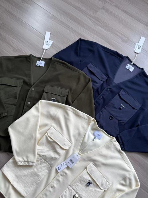 D110762日系全开襟多口袋摇粒绒情侣款外套 商品图1