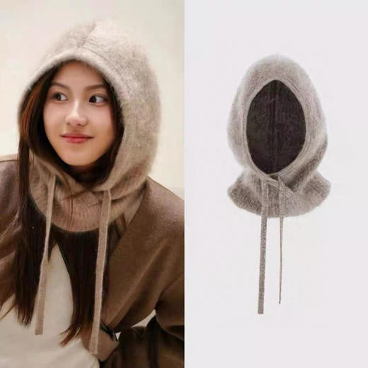 118-4  小禾羊绒拉绒巴拉克拉法帽 商品图2