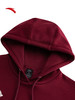 安踏连帽卫衣 女装2025冬季新款加绒帽衫宽松长袖运动上衣162548705N 安可拉红-3 商品缩略图2