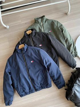 D110745秋冬新款男装美式复古刺绣教练棉服夹克外套