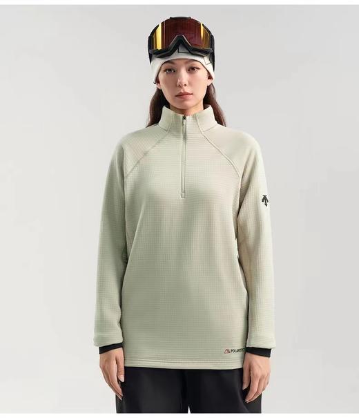 D110731男女情侣POLARTEC抓绒亲肤保暖滑雪中层针织套头衫 商品图5