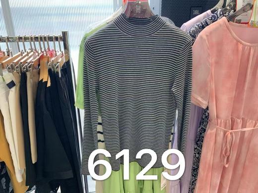 女装25秋冬新品中领长袖针织衫2292-6129 商品图0