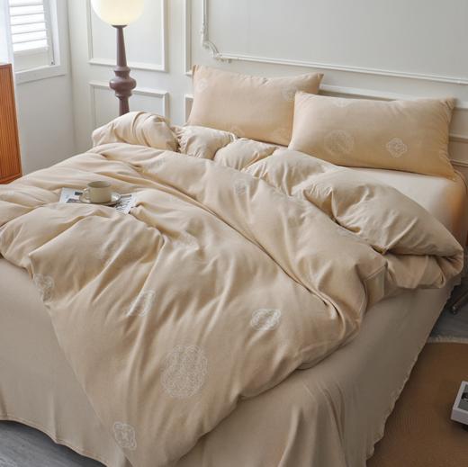 素道有机棉床单四件套/被子/枕套| 公平贸易*Organic cotton bed sheet four-piece set/quilt/pillowcase| Fair Trade 商品图1