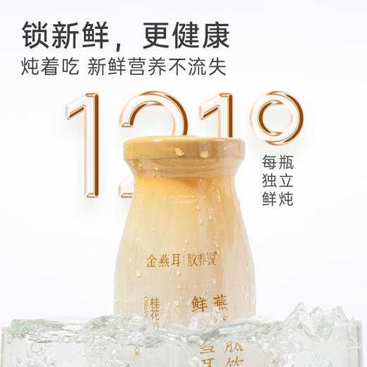 【金燕耳】K鲜炖雪耳燕窝肽饮（桂花口味）6瓶/箱 商品图2
