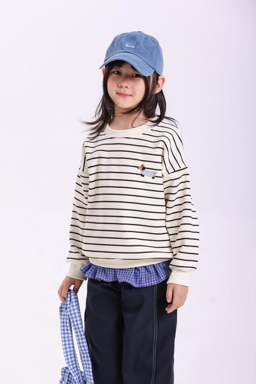 Rarmoell拉慕儿25126萌趣条纹刺绣卫衣 商品图8