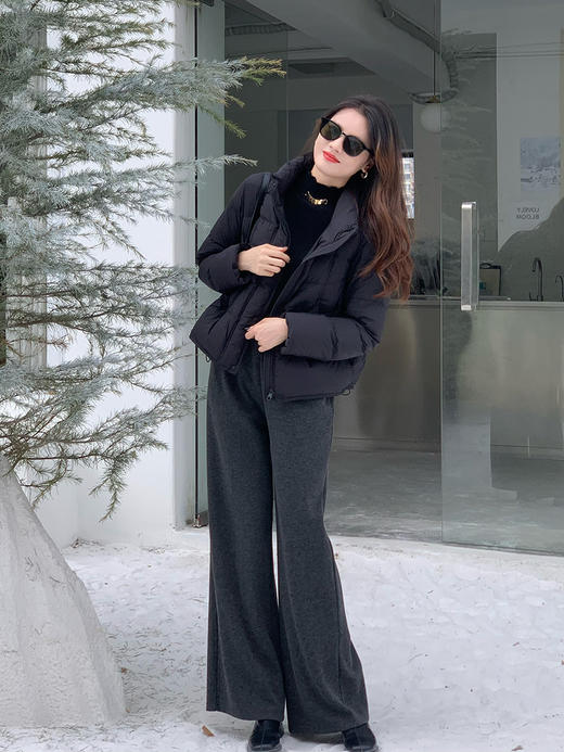 【百图lulu定制】【泡芙羽绒服】90%白鸭绒  彩色  H版型 下摆抽绳 袖口防风 面包领 羽绒服 商品图8