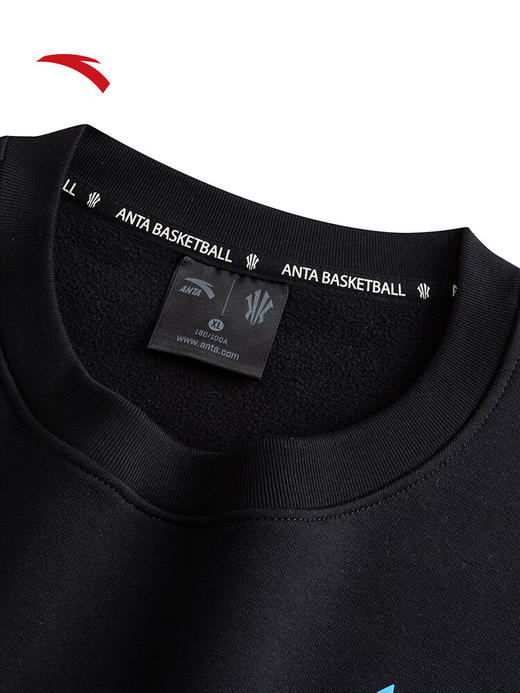 安踏凯里·欧文系列卫衣男美式圆领套头衫男女休闲上衣172541711N 商品图2