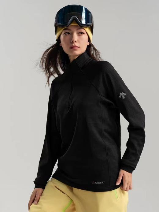 D110731男女情侣POLARTEC抓绒亲肤保暖滑雪中层针织套头衫 商品图2