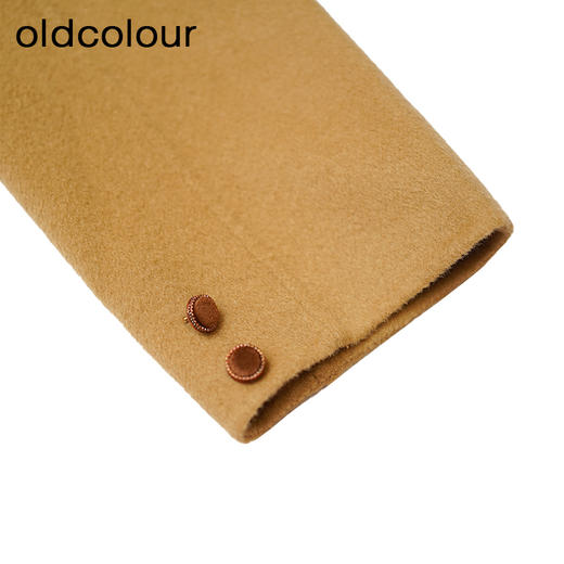 oldcolour学院风大衣冬季新款气质减龄大码毛呢外套女O48152406 商品图4