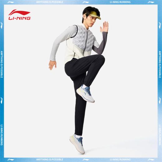 李宁男子束脚反光吸湿排汗立体裁剪跑步裤运动长裤AYKV613 商品图1