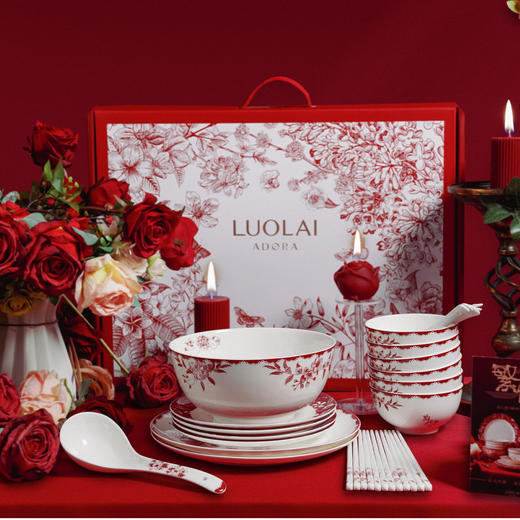 罗莱礼品-繁花六人食26头餐具礼盒 商品图5