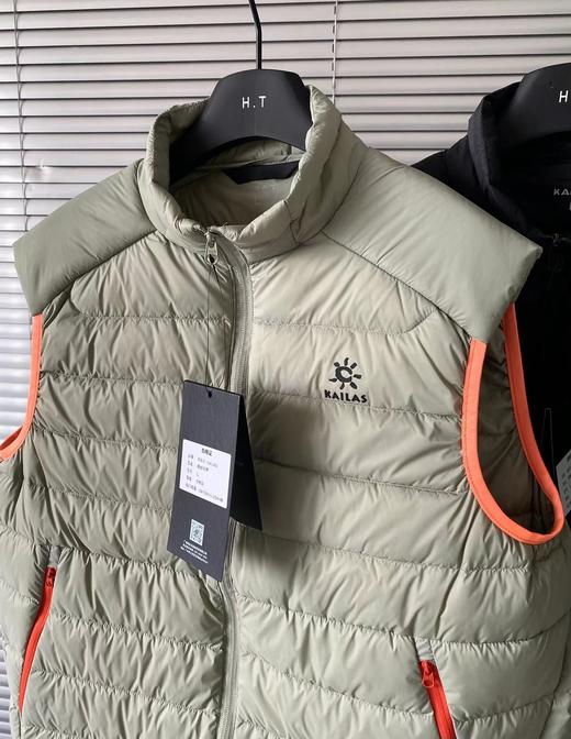 D110748男女情侣款冬季保暖男士立领鹅绒马甲 商品图5