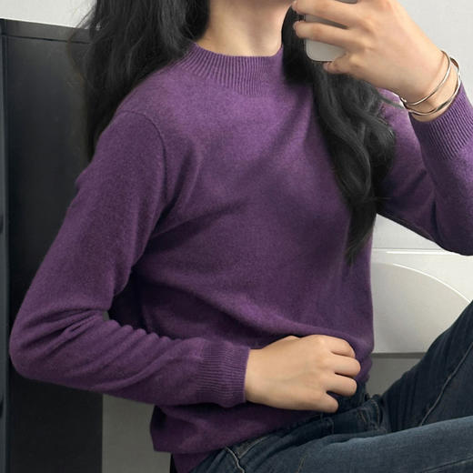 大降温‼️纯色半高领羊毛衫💛重磅升级15色！软糯手感必须安排上！ 商品图4