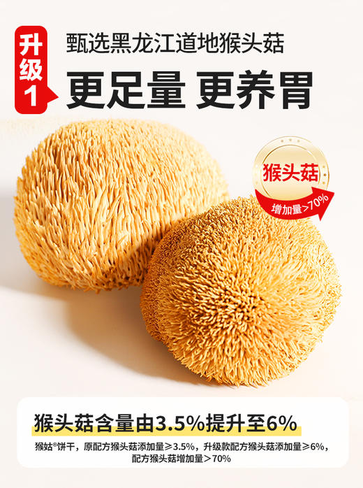 江中猴姑猴姑0糖酥性饼干576g（添加黄芪）  24包/盒   0蔗糖酥性 养胃酥性饼干  猴头菇养胃代餐  早餐零食送礼  保质期到26年8月【饼干易碎 | 介意慎拍】 商品图1