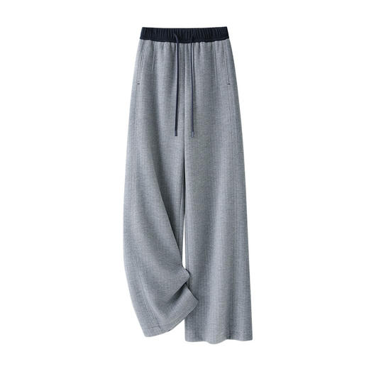 YM 2804直筒裤抽绳阔腿裤宽松显瘦保暖休闲裤 商品图4