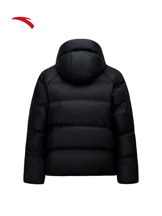 安踏【关晓彤同款】多彩羽绒服丨防泼水保暖外套女面包棉服162548903N 【防泼水】基础黑-3 商品图5