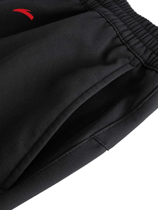 安踏女士山壳裤防泼水加绒户外软壳运动长裤162546504N 商品图1