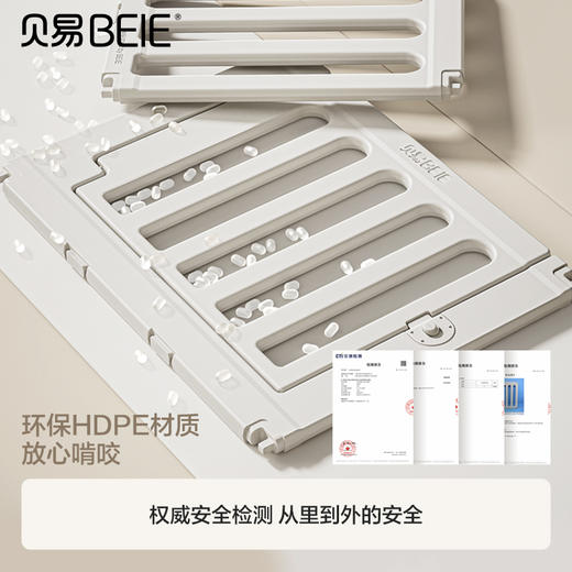 贝易彩虹游戏围栏宝宝爬爬垫小房子防护栏儿童地上婴儿爬行垫室内【下单送：三通卡扣。围栏+爬行垫套餐送：独角兽摇马五合一无坐垫】 商品图2