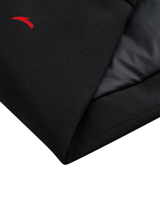 安踏（ANTA）短款羽绒服男冬季新款防泼书连帽保暖棉服运动外套152547933 基础黑-2 商品图5