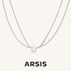 ARSIS｜流光系列 流光云朵双层项链 商品缩略图0