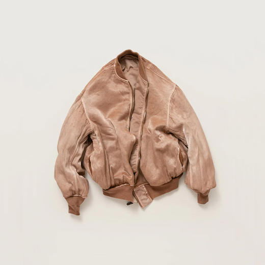 INNAT HAND-DYED BOMBER JACKET 男女款手工染色军事风棉服夹克 商品图0