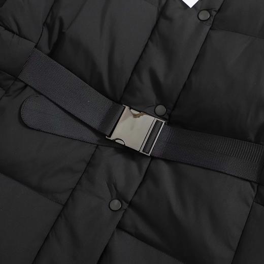 D110724收腰带款六格羽绒服女士2025秋冬新款中长款外套 商品图13