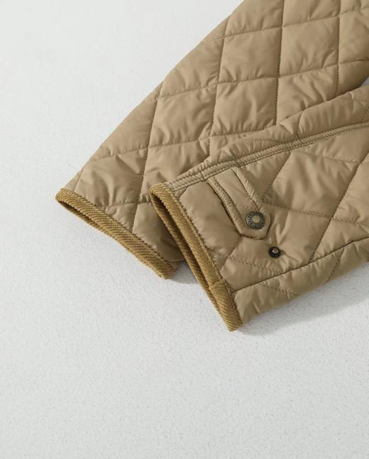 D110709新款秋冬季精典菱格绗棉夹克男女同款棉服外套 商品图11