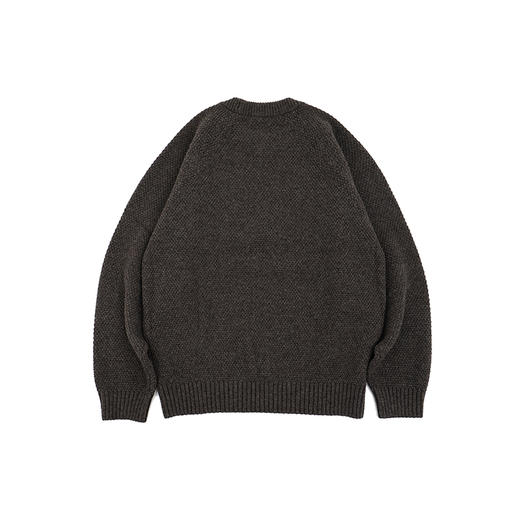 ATON LAMBS WOOL CREWNECK SWEATER 男女中性羊羔毛圆领毛衣 商品图3