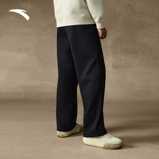 安踏男女通款欧文系列加绒直筒运动裤172541309N 商品图1