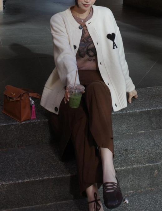 中性款羊毛提花针织开衫毛衣zh 商品图4