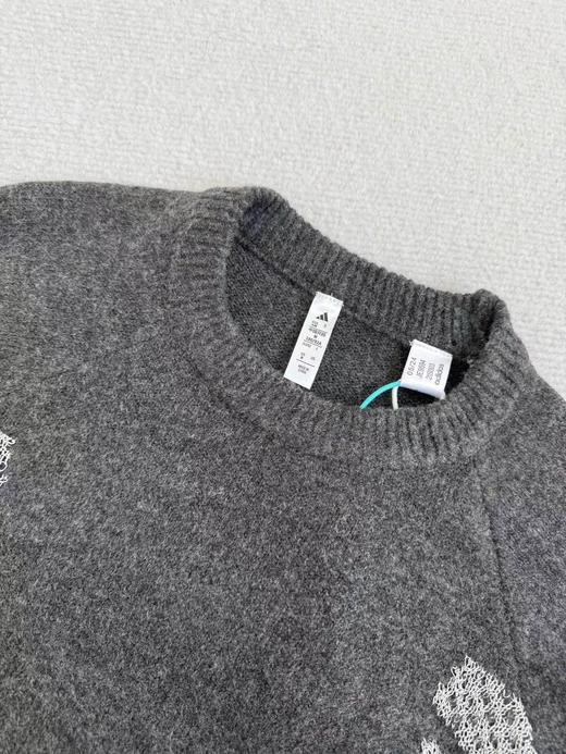 D110711简约休闲百搭长袖圆领针织毛衣男女同款JW6682 商品图5