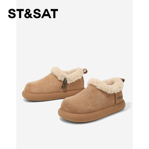 【童鞋】星期六加绒柔软舒适男女童棉鞋SSD419DL0W 商品图2