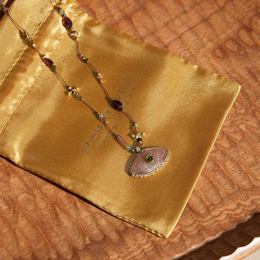 北京仓｜ROOM SERVICE-IRIS-石英石 眼睛形 吊坠 项链［法国设计师］ 商品图2