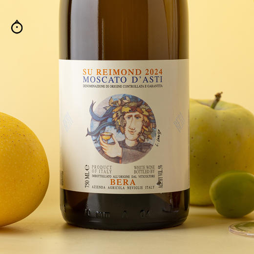 企鹅市集|意大利蓓蕾酒庄Bera 大红虾三杯酒庄 招牌甜白Moscato单一地块 菠萝荔枝软糖 商品图2