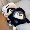 儿童卡通帽子围巾套装/儿童捏捏乐小企鹅毛绒帽 商品缩略图0