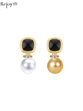 【天猫同款】两戴款玉塔-和田玉黑青玉耳夹