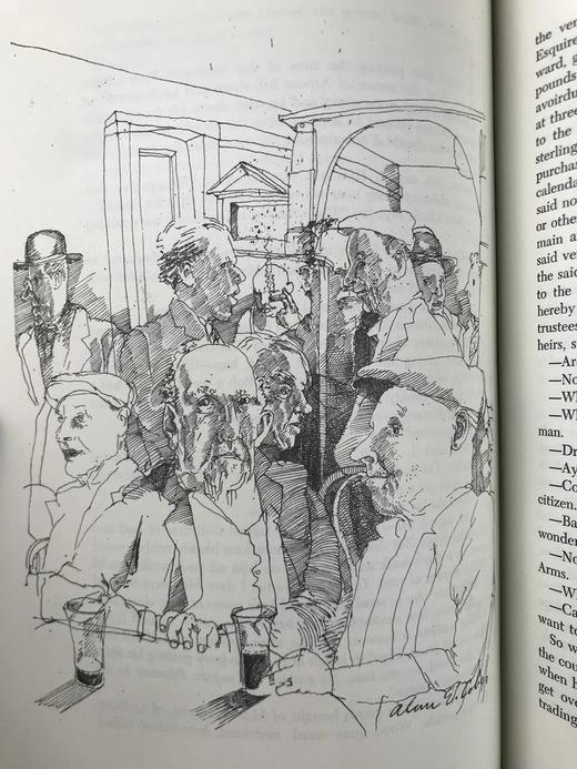 乔伊斯《尤利西斯》（1976）配插图 富兰克林图书馆豪华皮装本 商品图4