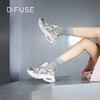 D:FUSE迪芙斯秋季新款厚底增高水钻老爹鞋休闲运动鞋DF43112381 商品缩略图3