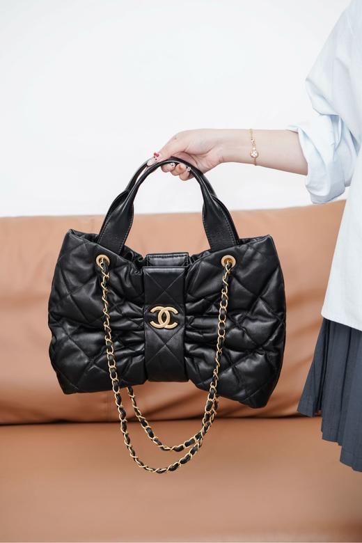 香奈儿 𝟐𝟓𝐊 蝴蝶结手袋  中号 （LZ） 商品图2