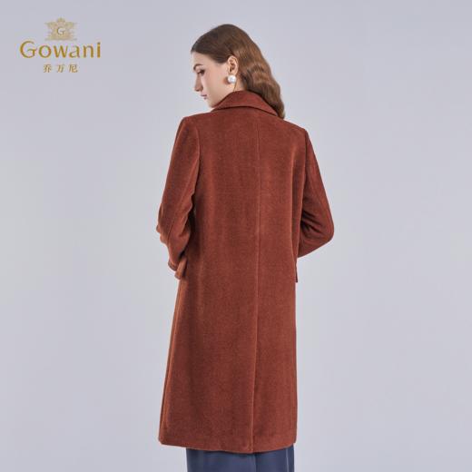 乔万尼羊驼毛羊毛大衣焦糖色高级感ET4A843 商品图4
