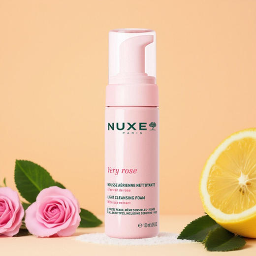 欧树新包装!Nuxe玫瑰花瓣洁面慕斯150ml温和清洁 商品图2