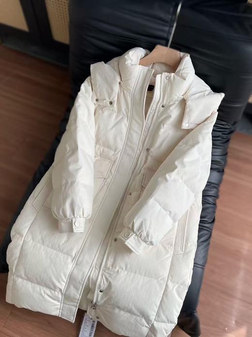 双十一活动雪*飞剪标加厚长款连帽羽绒服 商品图9