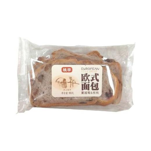桃李蔓越莓核桃 欧式面包(2片装）100g 商品图0