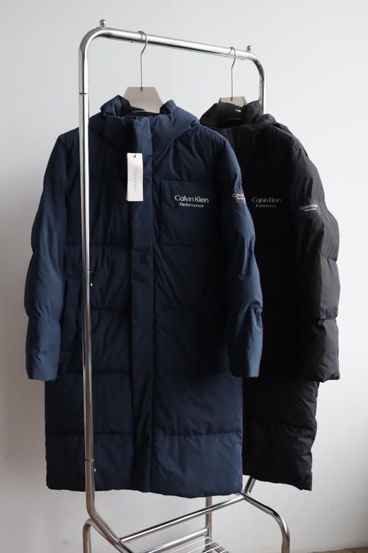 西K元单 热压金属钢印长款白鸭绒羽绒服 YR182 商品图2