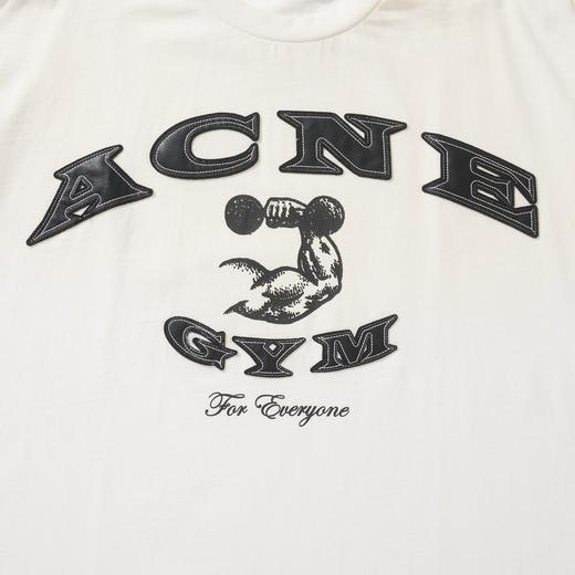 中性款做旧刺绣印花假两件长袖T恤ba001 商品图2