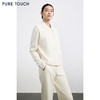 商场同款PURE TOUCH女装25冬新款绵羊毛针织开衫马甲一粒扣毛背心 商品缩略图4