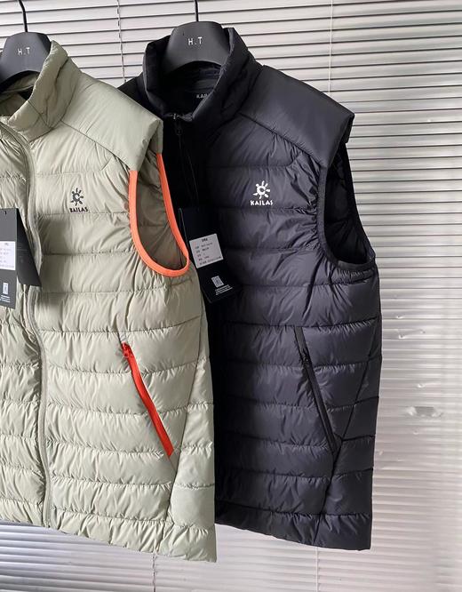 D110748男女情侣款冬季保暖男士立领鹅绒马甲 商品图4